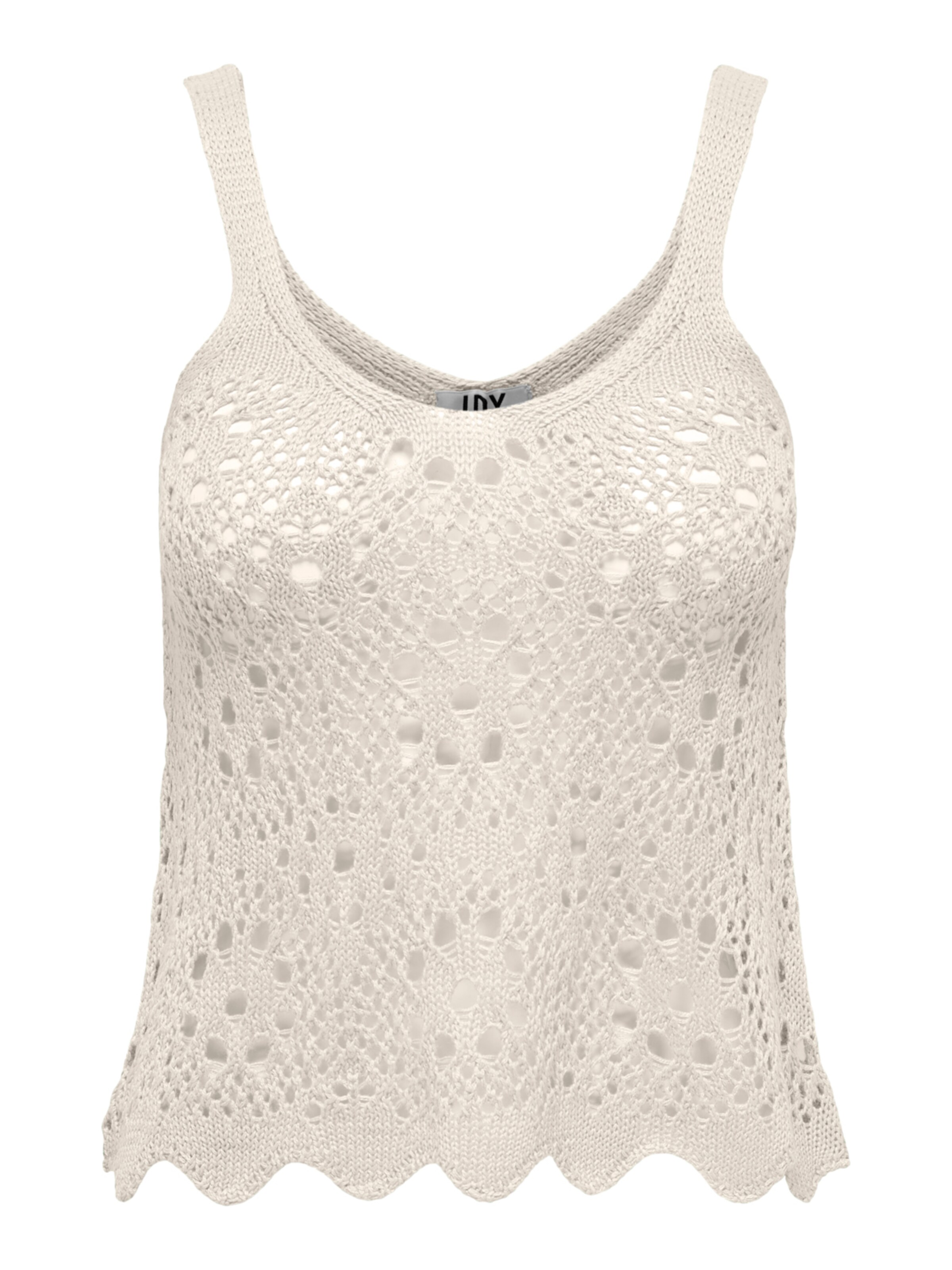 JDY Gebreide top 'Natascha' in Wit: voorkant