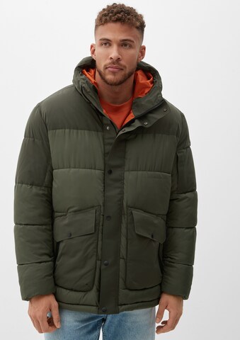 s.Oliver Winter Jacket in Green: front