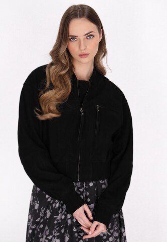 DreiMaster Vintage Between-season jacket in Black: front