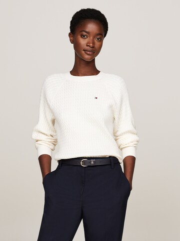 TOMMY HILFIGER Pullover in Beige: Vorderseite