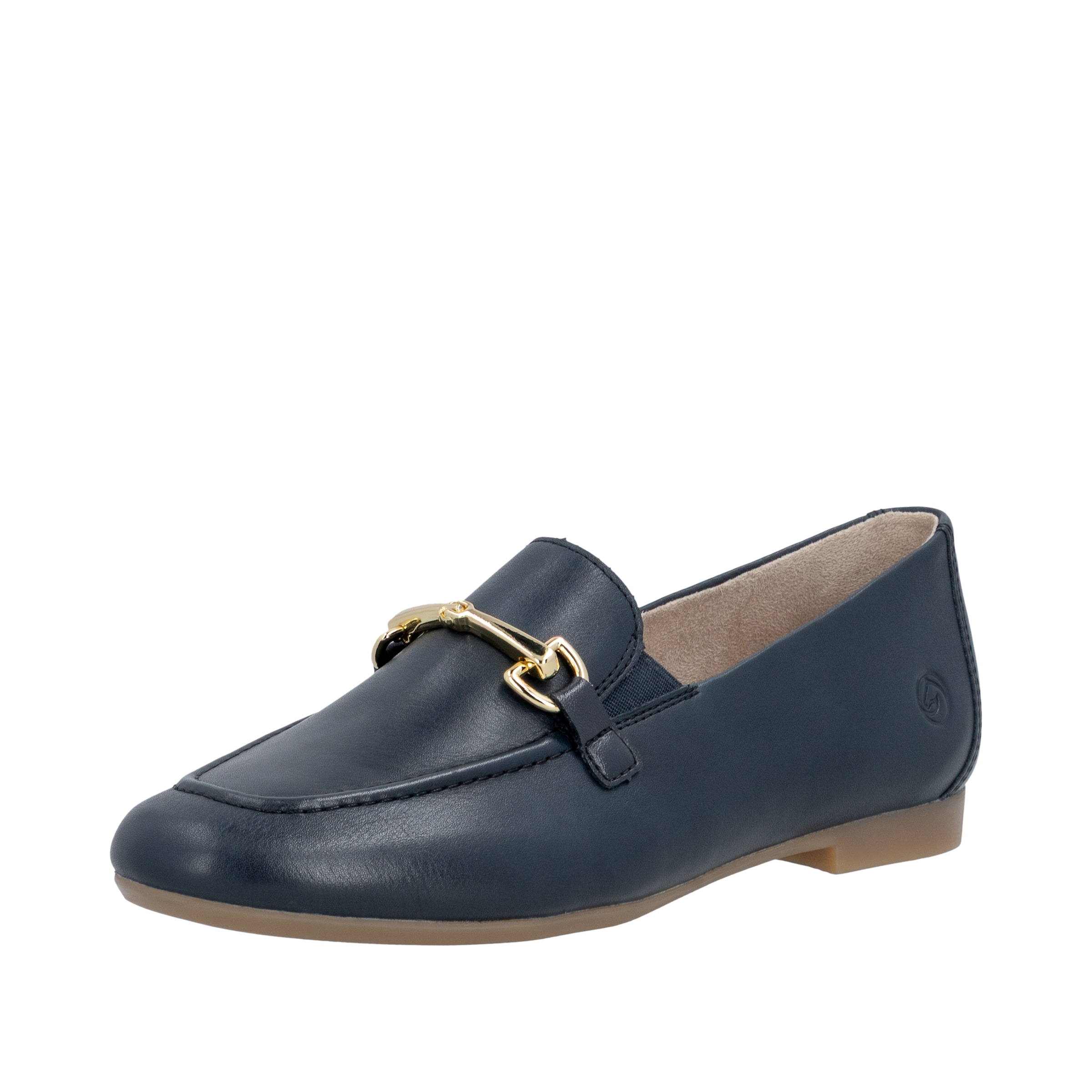 REMONTE Classic Flats in Blue: front