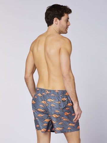 CHIEMSEE Board Shorts ' mit Kängurumotiv ' in Grey