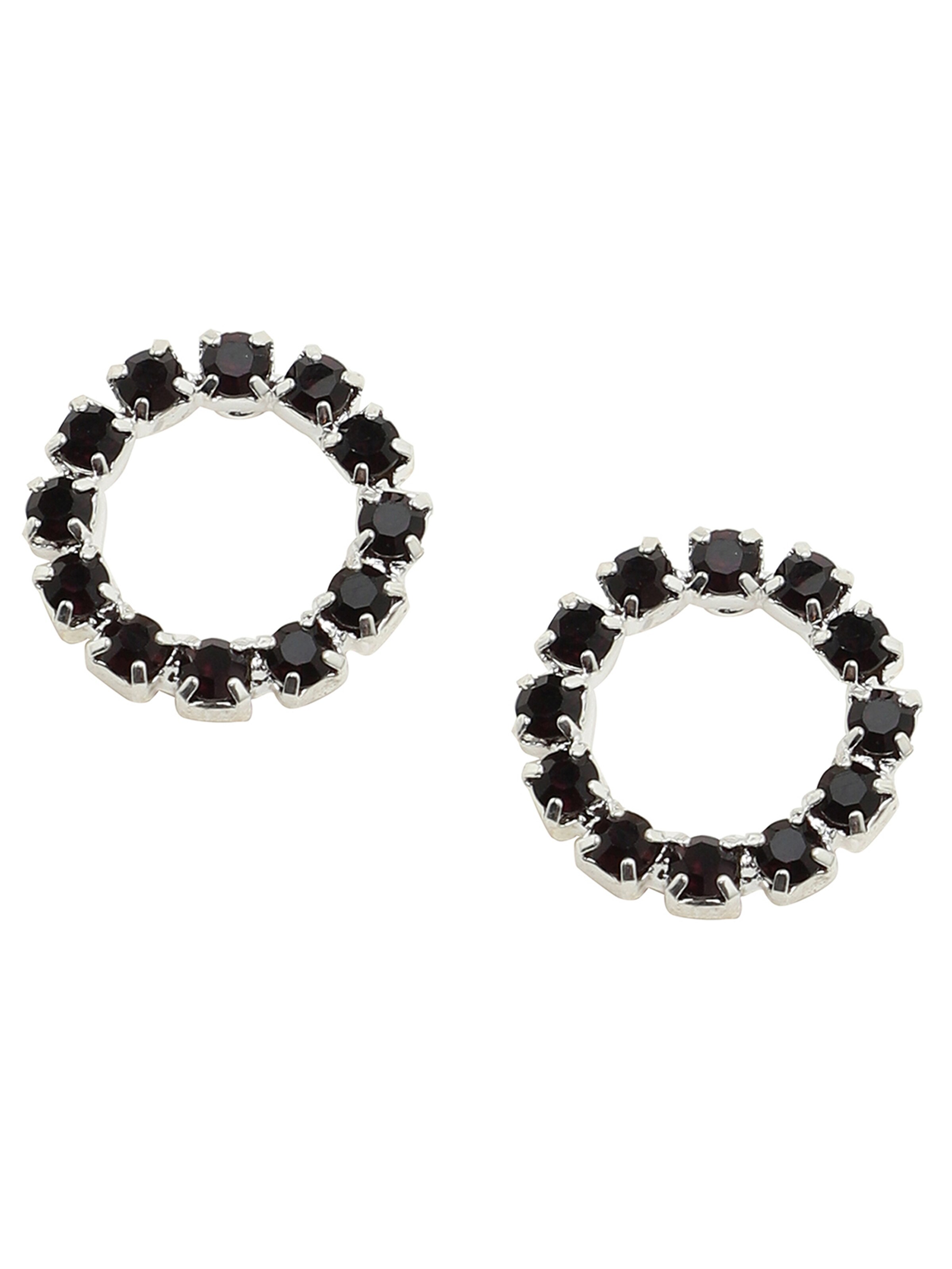 SOHI Náušnice - Čierna: predná strana