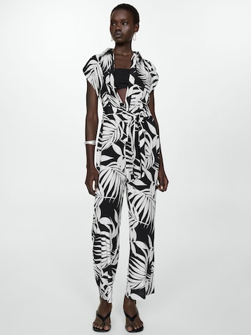 MANGO Jumpsuit 'Rolanda' i svart: framsida