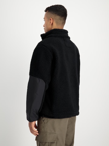 ALPHA INDUSTRIES Jacke 'Sherpa Zip' in Schwarz