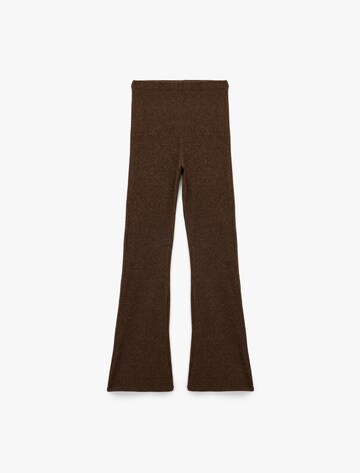 Koton Flared Hose in Braun: Vorderseite