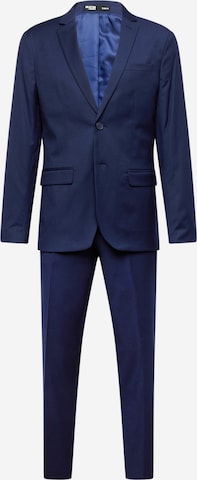 Coupe slim Costume 'CEDRIC' SELECTED HOMME en bleu : devant