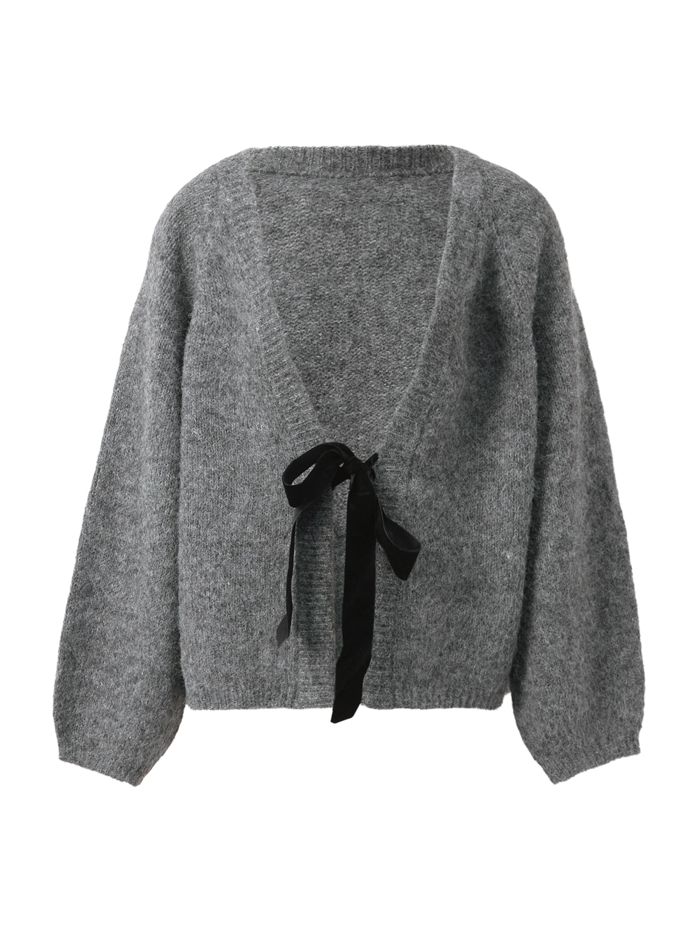 Noisy may Плетена жилетка 'NMSUTTON' в сиво: отпред