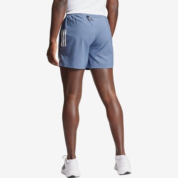 ADIDAS PERFORMANCE Regular Workout Pants 'OWN THE RUN' in Blue
