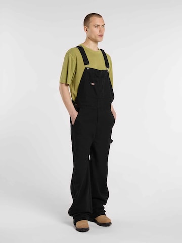 regular Pantaloni con pettorina di DICKIES in nero