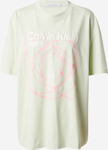 Calvin Klein Jeans T-Shirt in Grün: predná strana