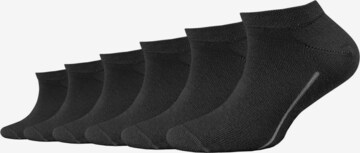 camano Socks in Black: front