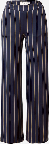 Wide leg Pantaloni 'RUTI' di ICHI in blu: frontale