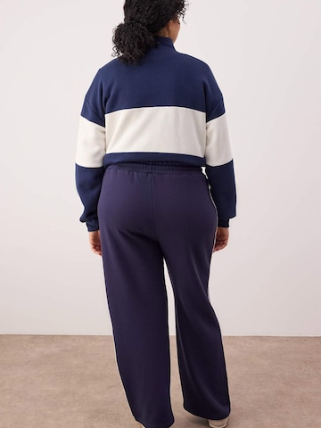 Trendyol Curve - Pierna ancha Pantalón en azul