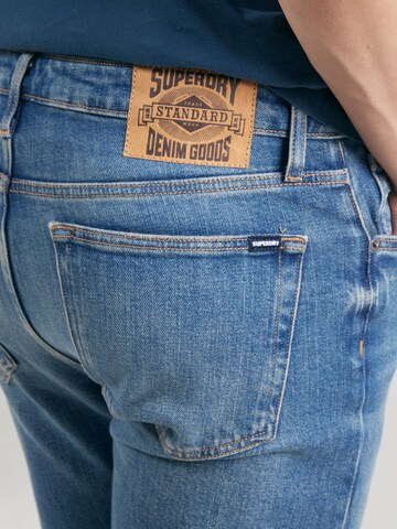 Coupe slim Jean Superdry en bleu