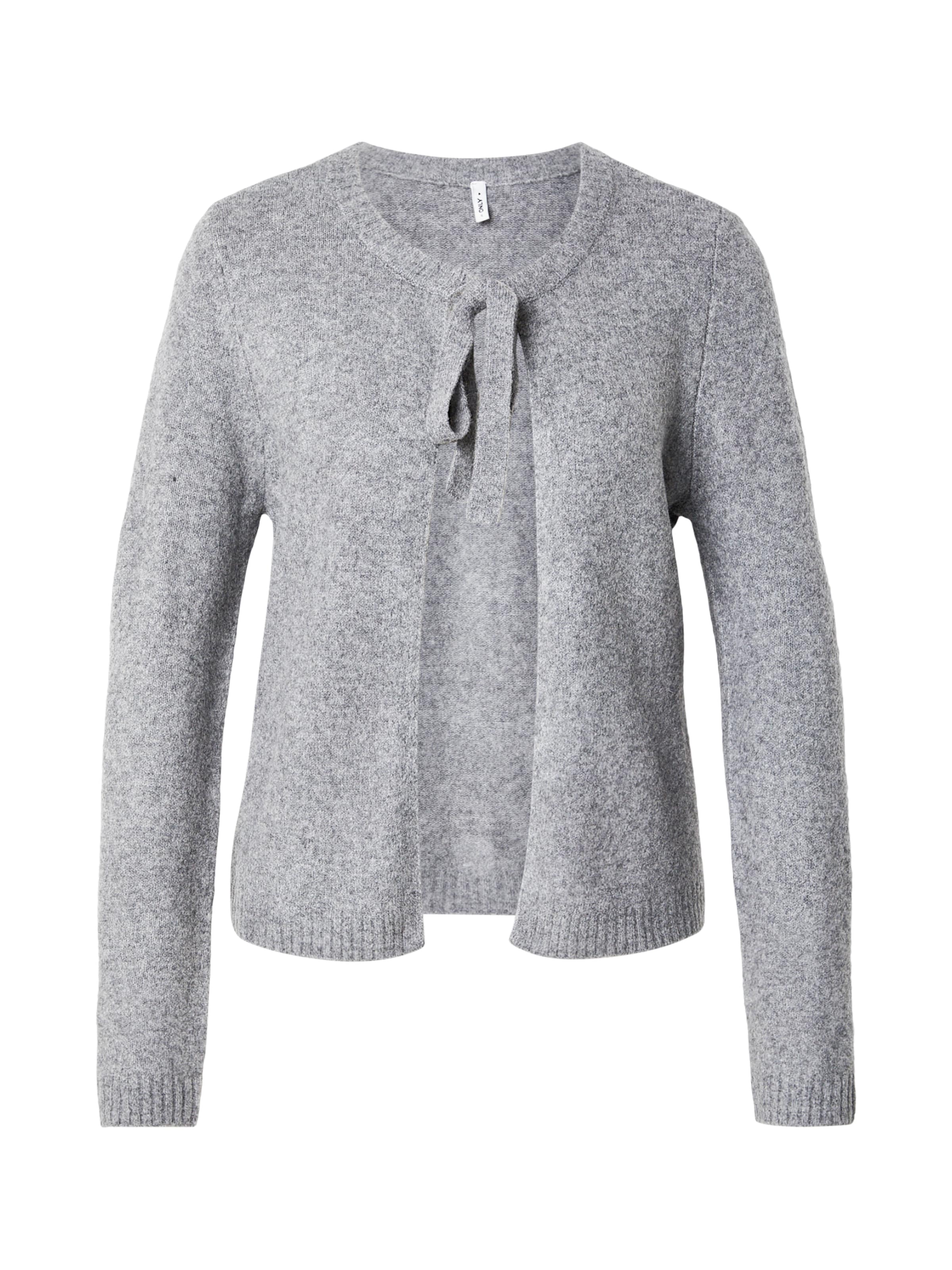 Cardigan 'ONLJessie' ONLY en gris : devant