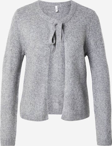 Cardigan 'ONLJessie' ONLY en gris : devant