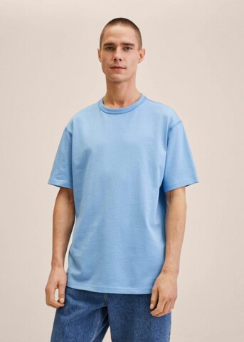 MANGO MAN Shirt 'Anouk' in Blauw: voorkant