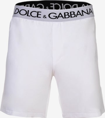 Boxers DOLCE & GABBANA en blanc : devant