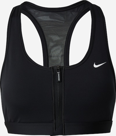 NIKE Sports bra 'SWOOSH' in Black / White, Item view