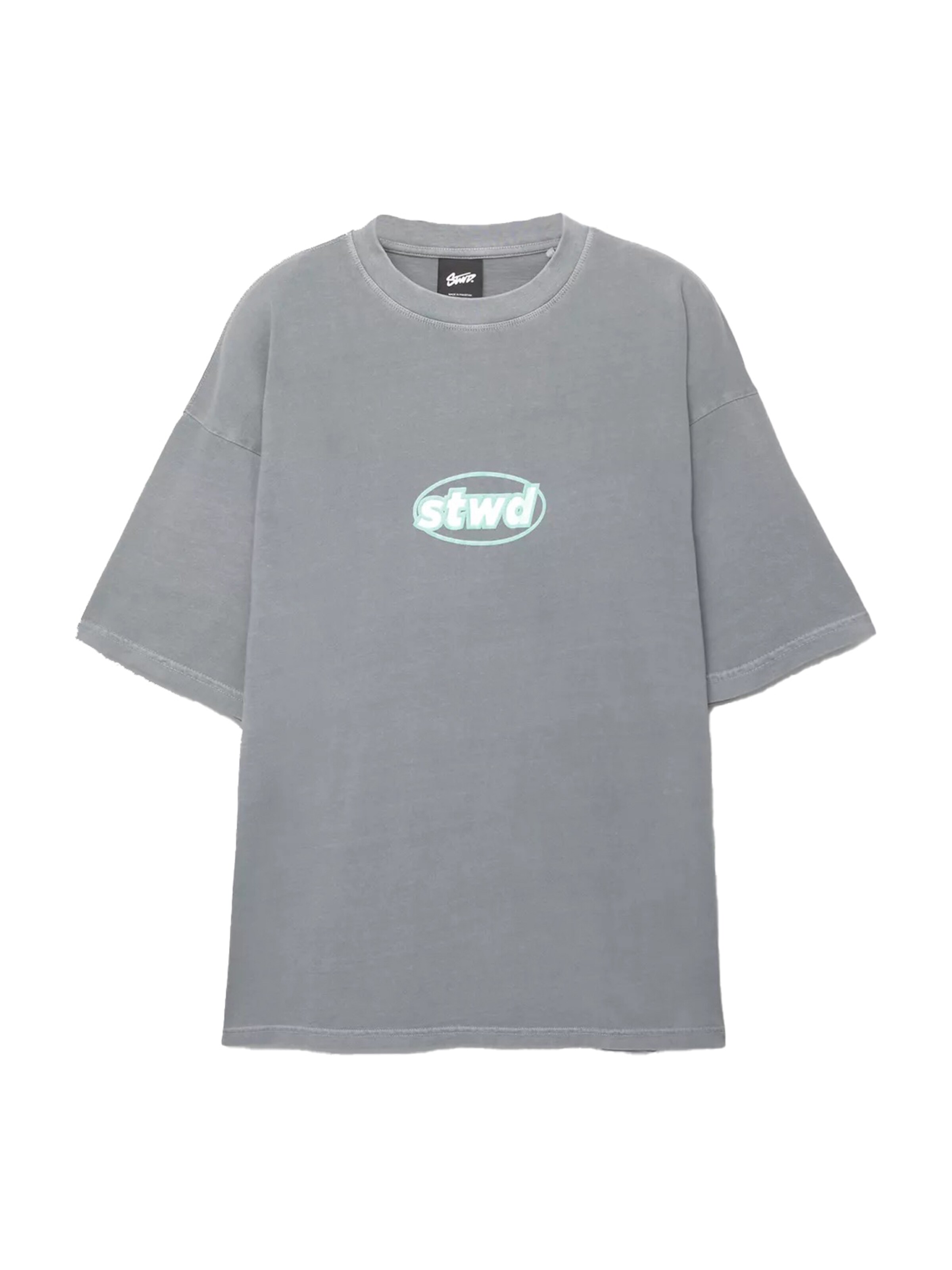 Pull&Bear T-Shirt in Grau: Vorderseite