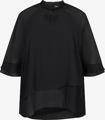 Zizzi - Blusa em preto: frente