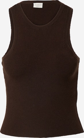 Abercrombie & Fitch Knit cardigan in Brown