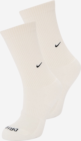 Nike Sportswear Sokken 'Everyday' in Beige: voorkant