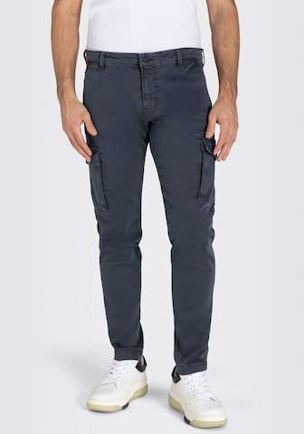MAC Slim fit Cargo Pants in Grey: front