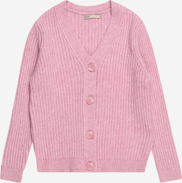 KIDS ONLY Knit Cardigan 'KATIA' in Pink: front