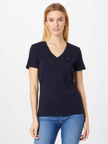 T-shirt TOMMY HILFIGER en bleu : devant