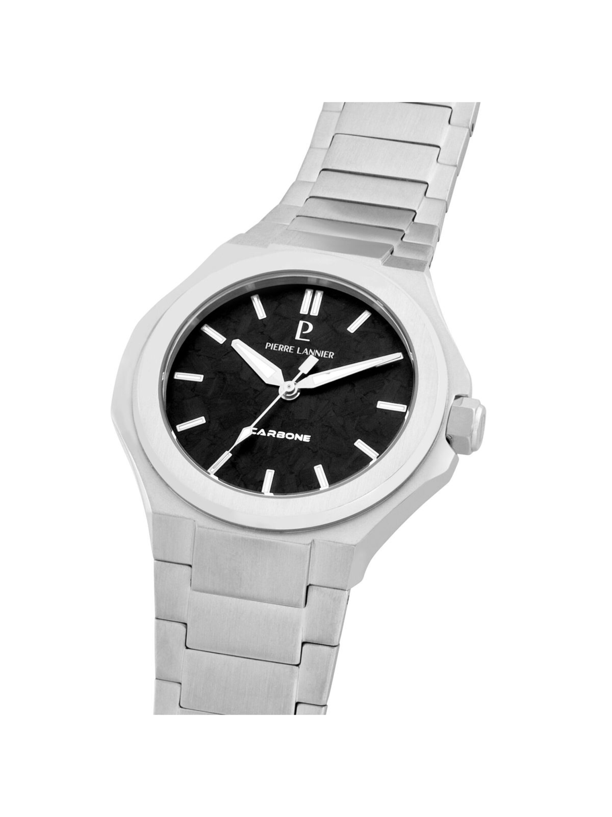 Montre à affichage analogique Pierre Lannier en noir