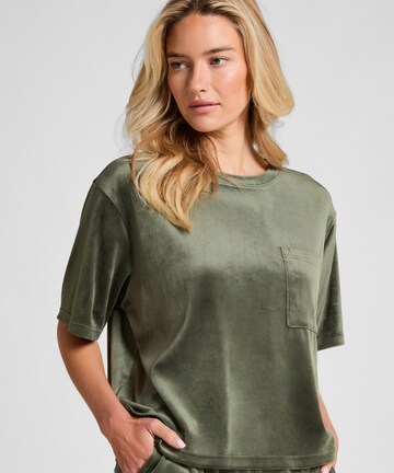 Hunkemöller Slaapshirt in Groen: voorkant