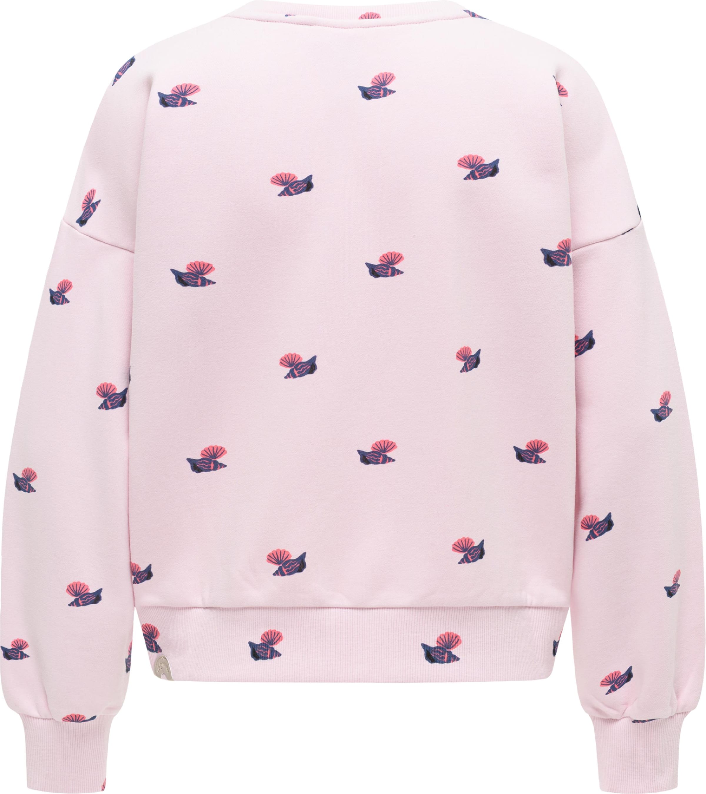 Ragwear Sweatshirt 'Wuss Shells' in Pink