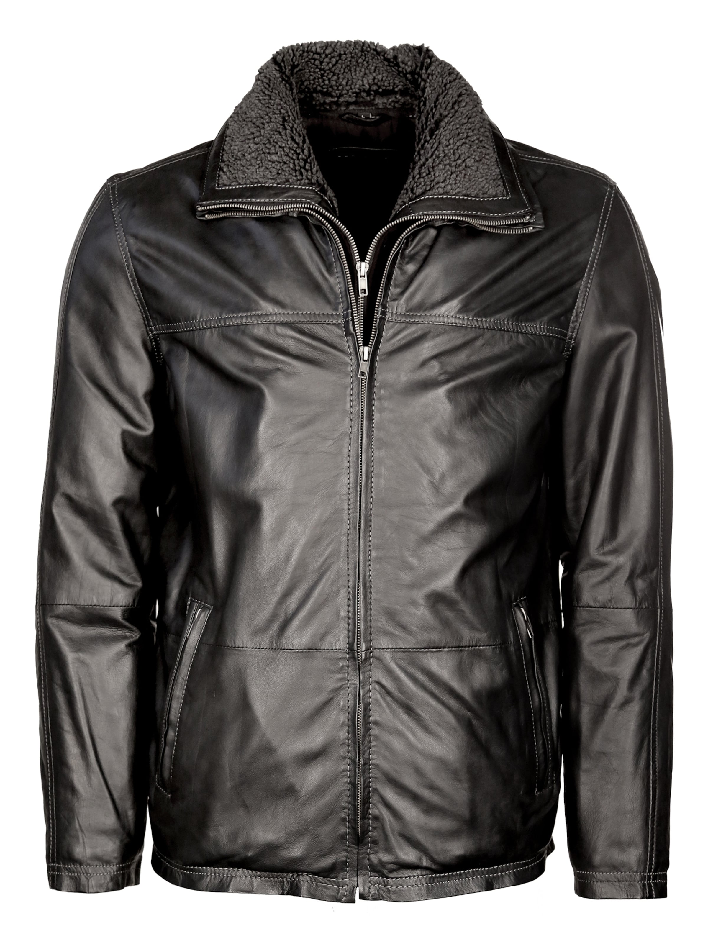 JCC Tussenjas 'MartinLN' in Zwart: voorkant