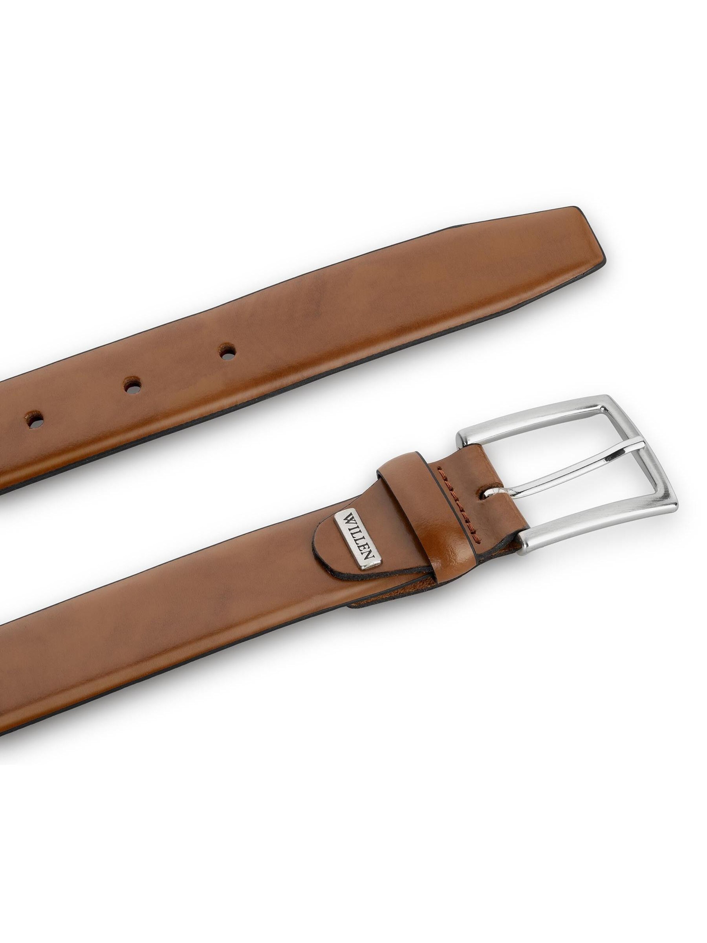 WILLEN Gürtel 'Glattledergürtel mit Kontrastrückseite'‌‌‌‌‌‌‌‌‌‌ in Beige