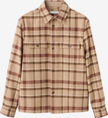 MANGO MAN Between-Season Jacket 'Drum' in Brown: front
