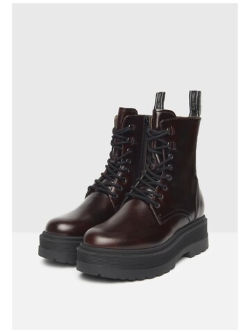 Bottines à lacets Nero Giardini en rouge