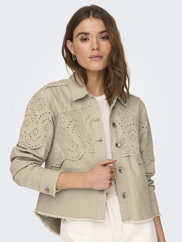 Veste mi-saison ONLY en beige : devant