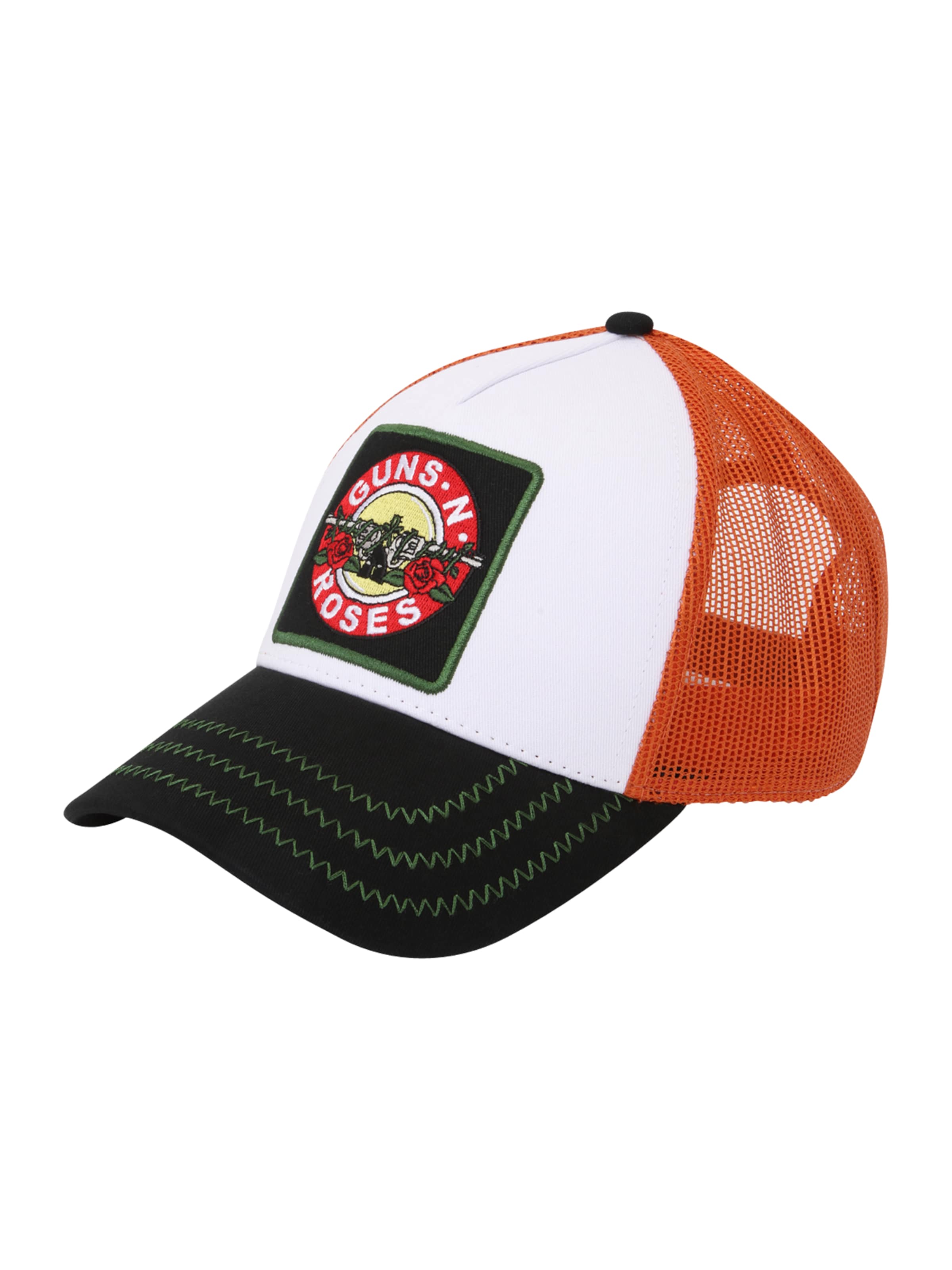 AMPLIFIED Czapka z daszkiem w kolorze biały: przód