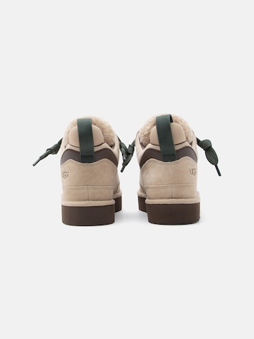 UGG Ботинки на шнуровке 'Lowmel' в Желтый