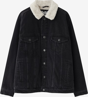 Pull&Bear Overgangsjakke i sort: forside