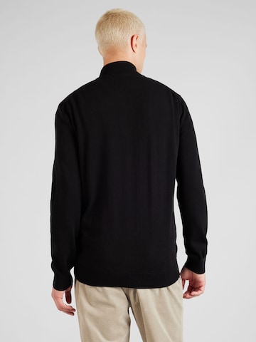 LACOSTE Regular Fit Cardigan i sort