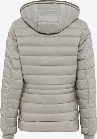 CAMEL ACTIVE Steppjacke mit abnehmbarer Kapuze in Grau