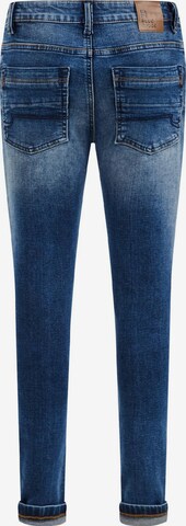 WE Fashion Skinny Jeans in Blauw