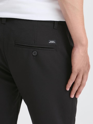 BLEND Slimfit Chino kalhoty 'Langford' – černá