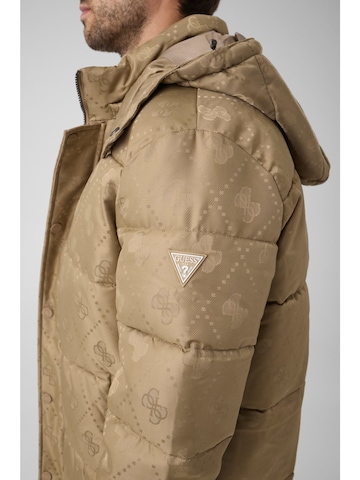 GUESS Winter Jacket in Brown