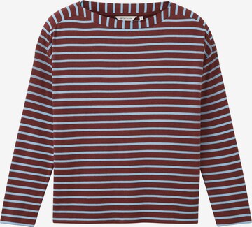 T-shirt TOM TAILOR en marron : devant