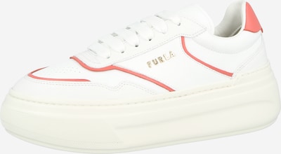 FURLA Nízke tenisky 'NUAGE', veľkosť 36 - pastelovo červená / biela, Produkt