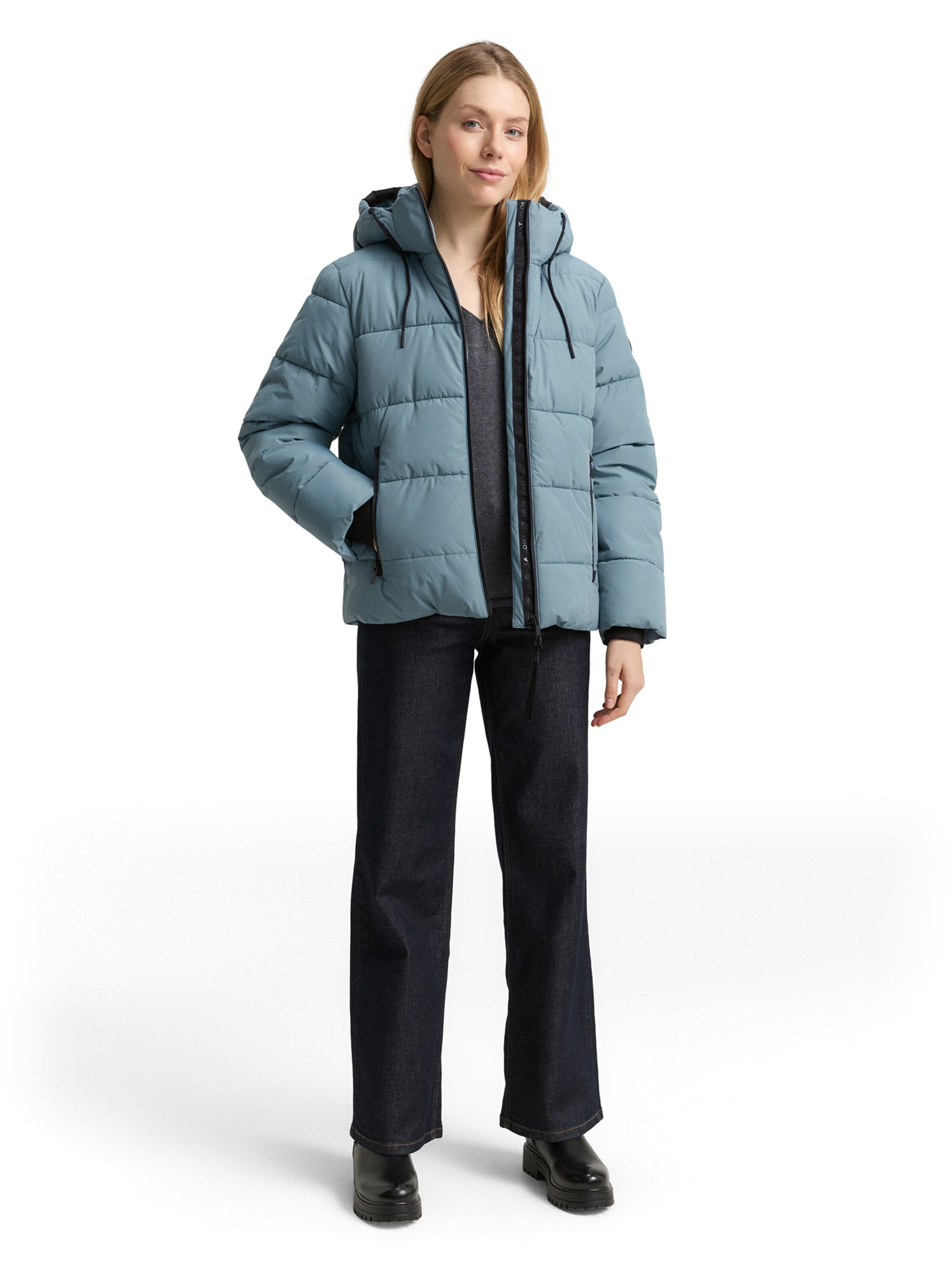 zaļš TOM TAILOR Ziemas jaka